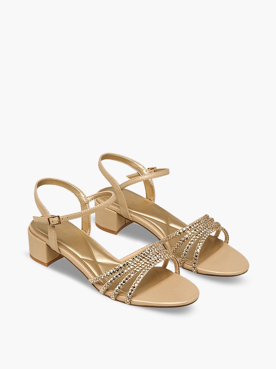 Women Embellished Block Heel Sandals