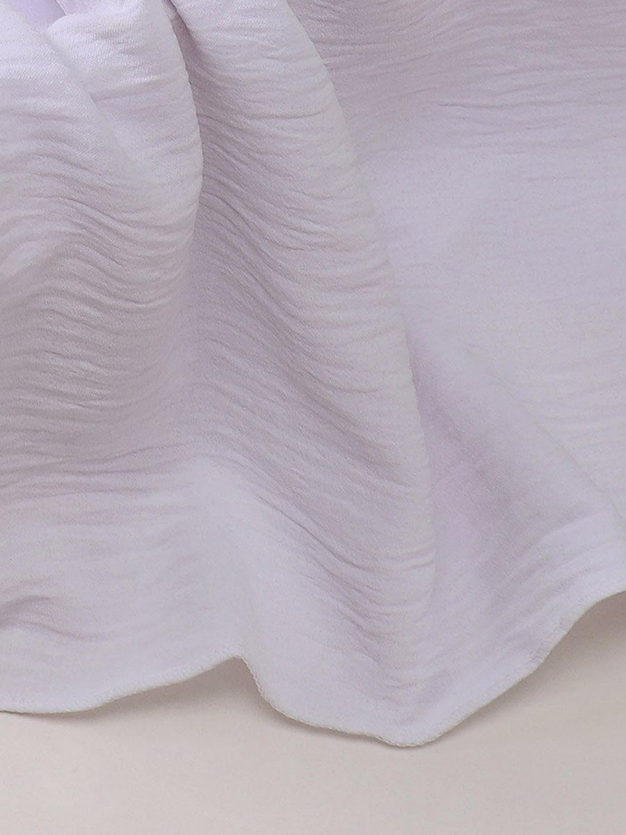 White Solid Hijab