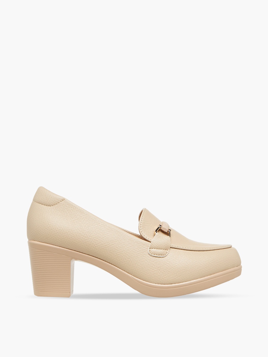 Women Slip-On Block Heel Shoes