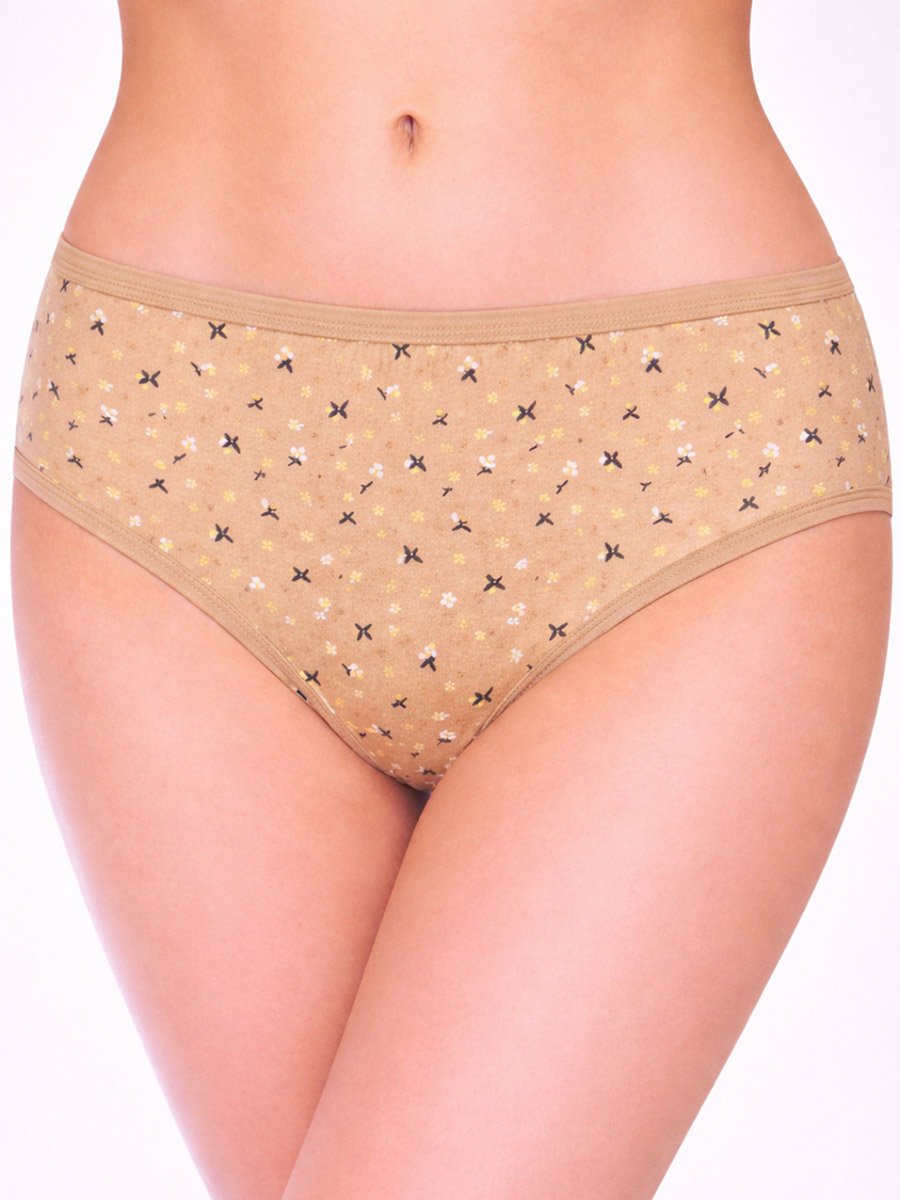 Pack of 3 - Printed Mid Rise Briefs