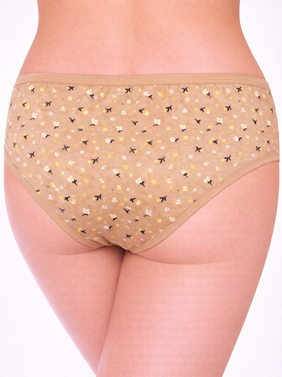 Pack of 3 - Printed Mid Rise Briefs