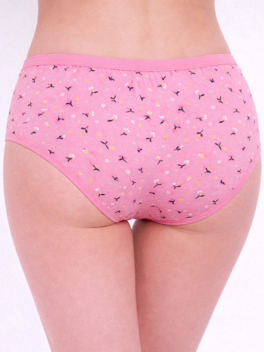 Pack of 3 - Printed Mid Rise Briefs