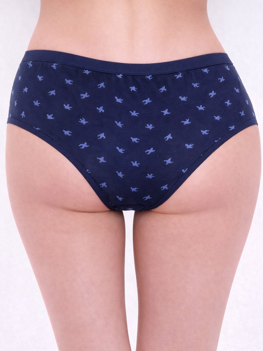 Pack of 3 - Printed Mid Rise Briefs