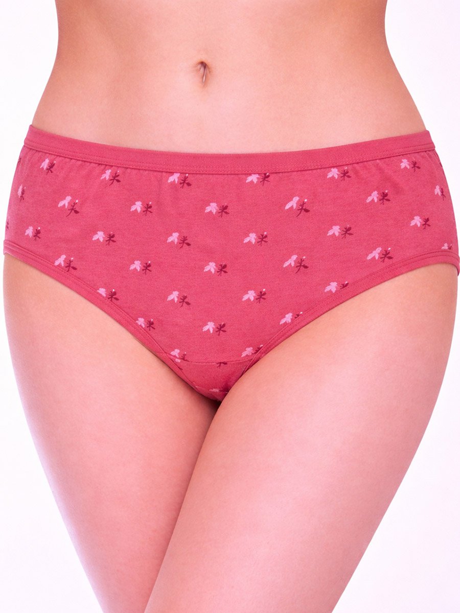 Pack of 3 - Printed Mid Rise Briefs