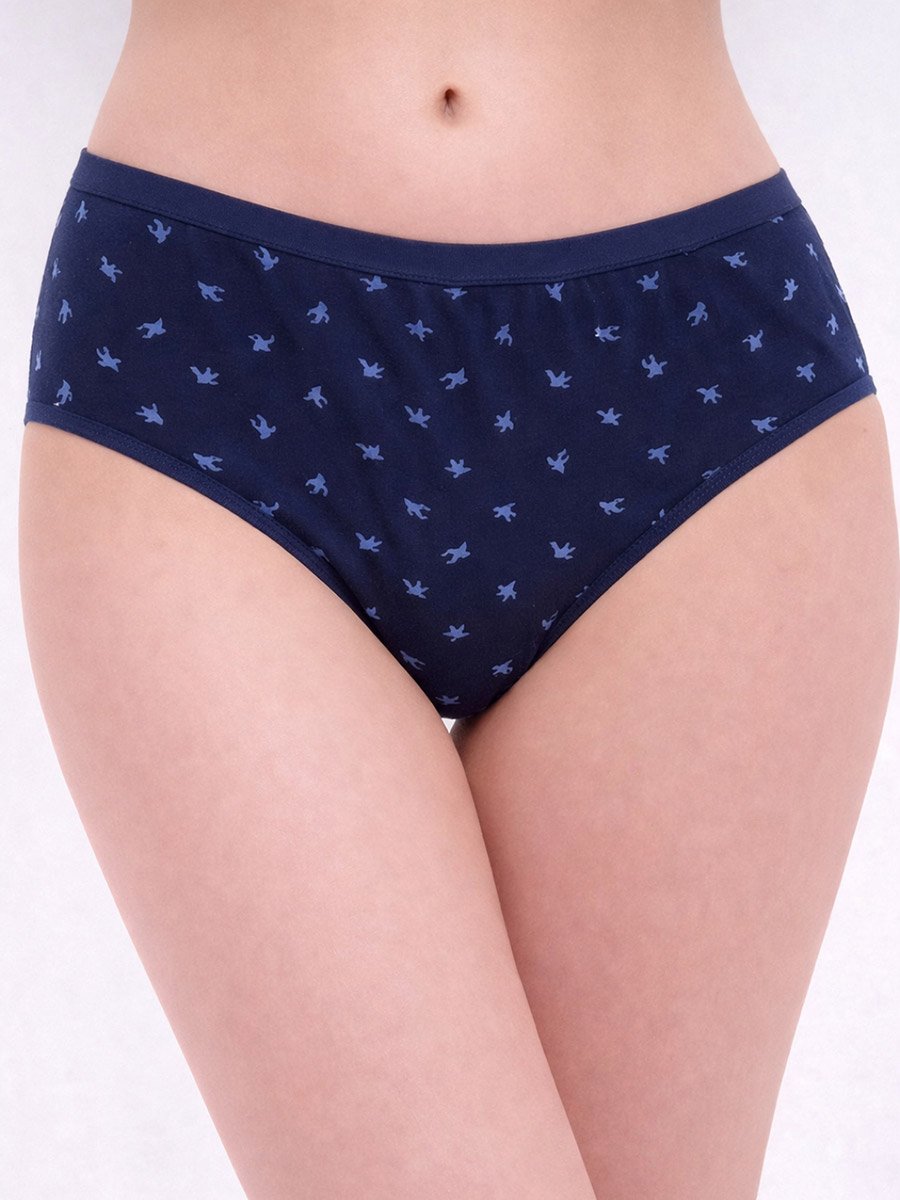 Pack of 3 - Printed Mid Rise Briefs