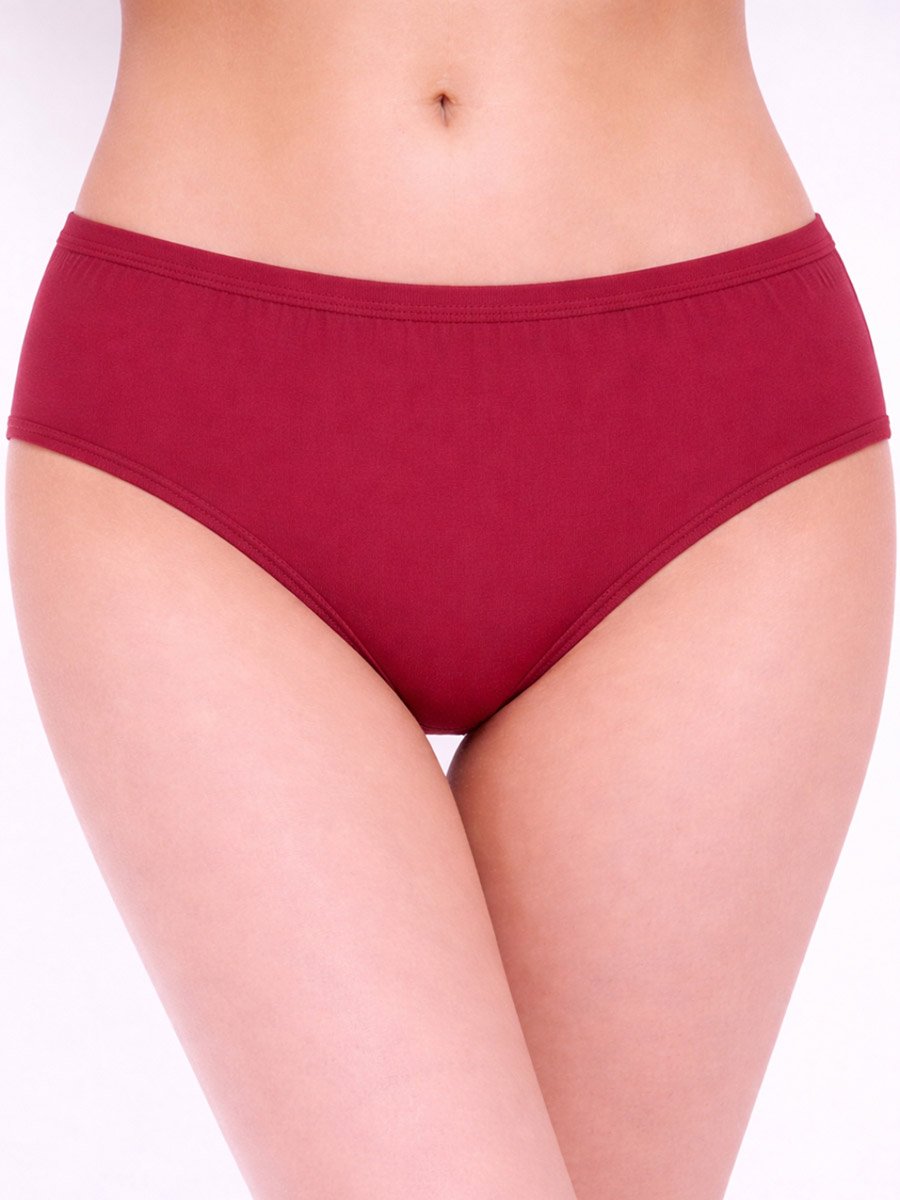 Pack of 3 - Solid Mid Rise Briefs