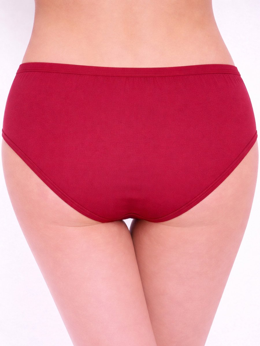 Pack of 3 - Solid Mid Rise Briefs