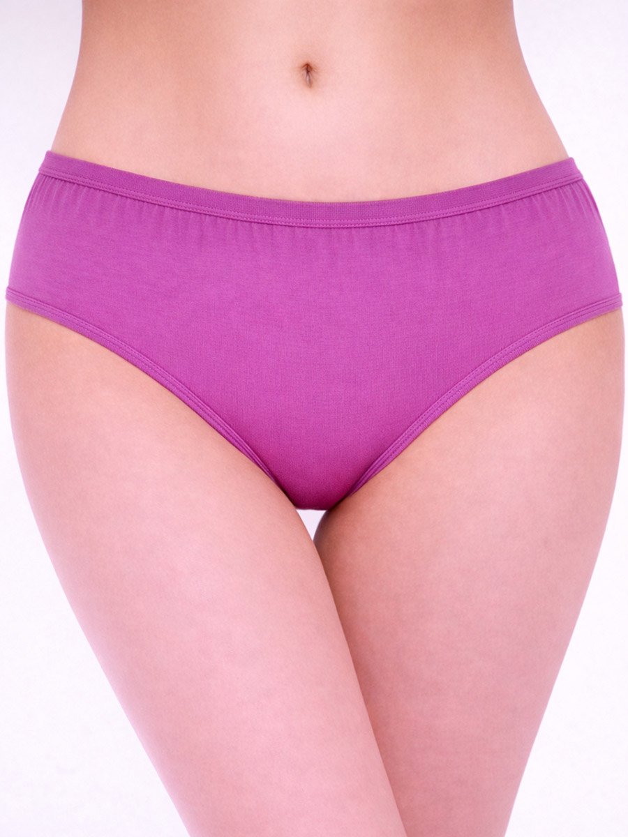 Pack of 3 - Solid Mid Rise Briefs