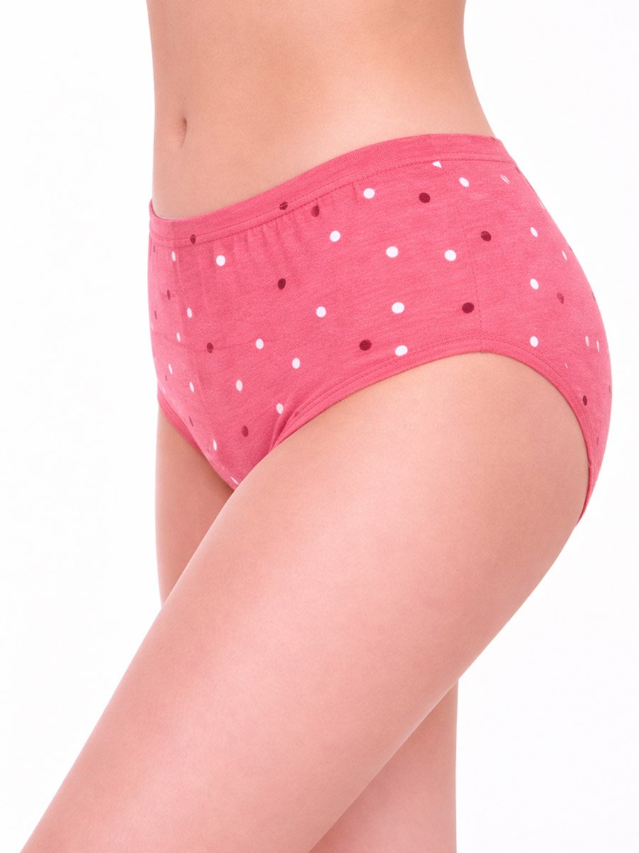 Pack of 3 - Striped High Leg Briefs