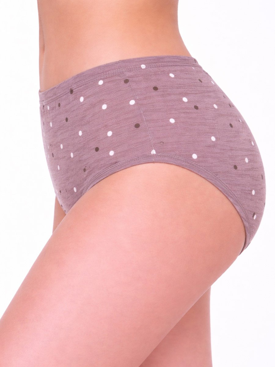 Pack of 3 - Striped High Leg Briefs