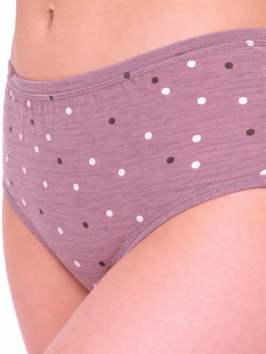 Pack of 3 - Striped High Leg Briefs