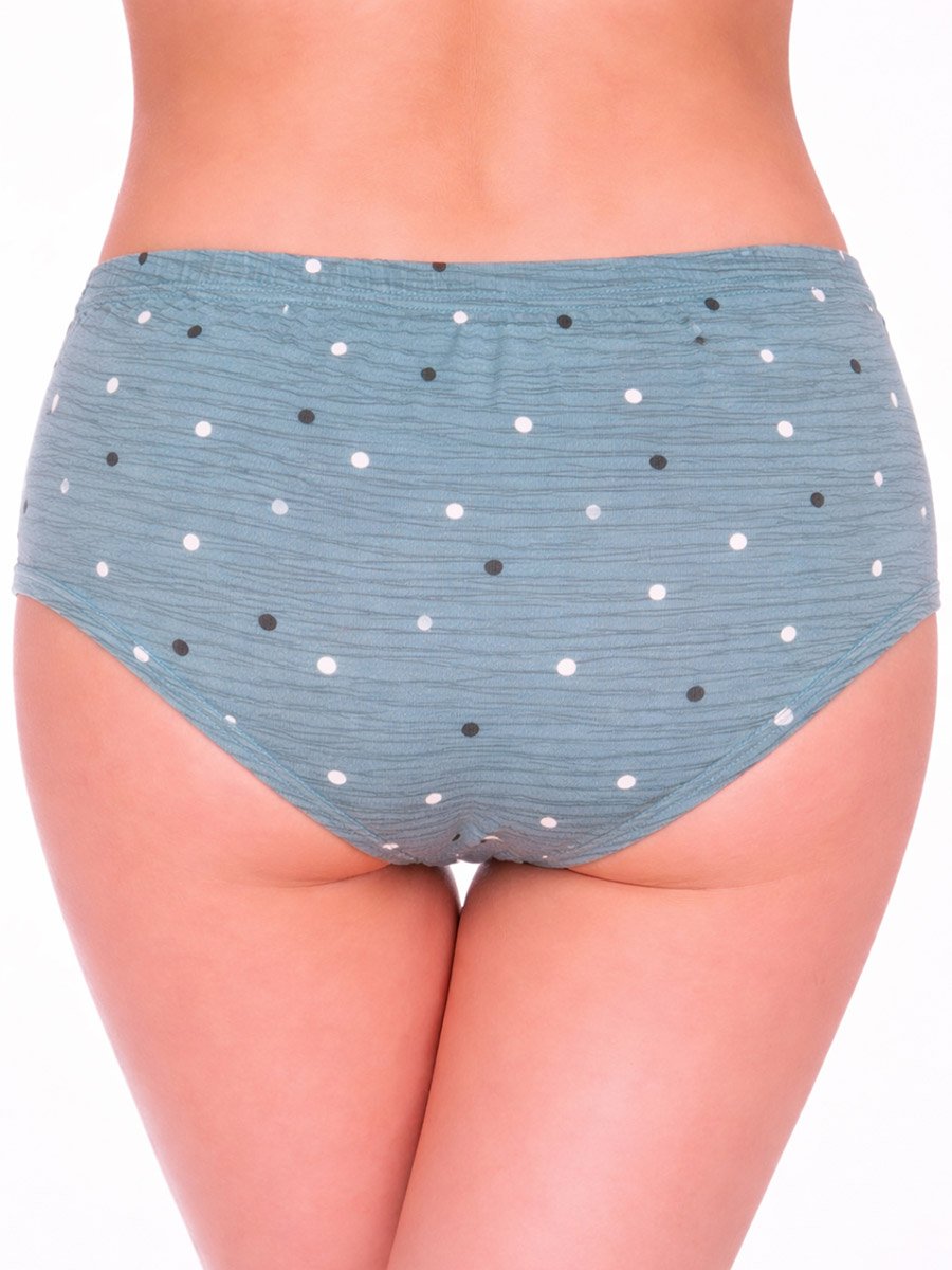 Pack of 3 - Striped High Leg Briefs