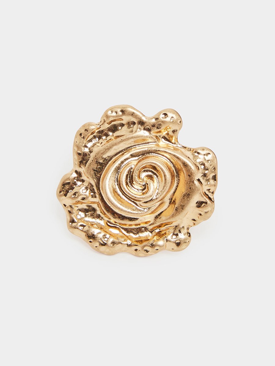 Gold Rose Statement Ring