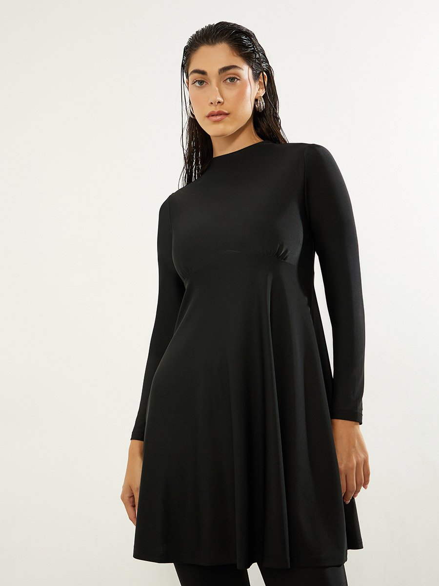 Pack of 2 - Full Sleeve High Neck Tunic and Leggings Burkini Set