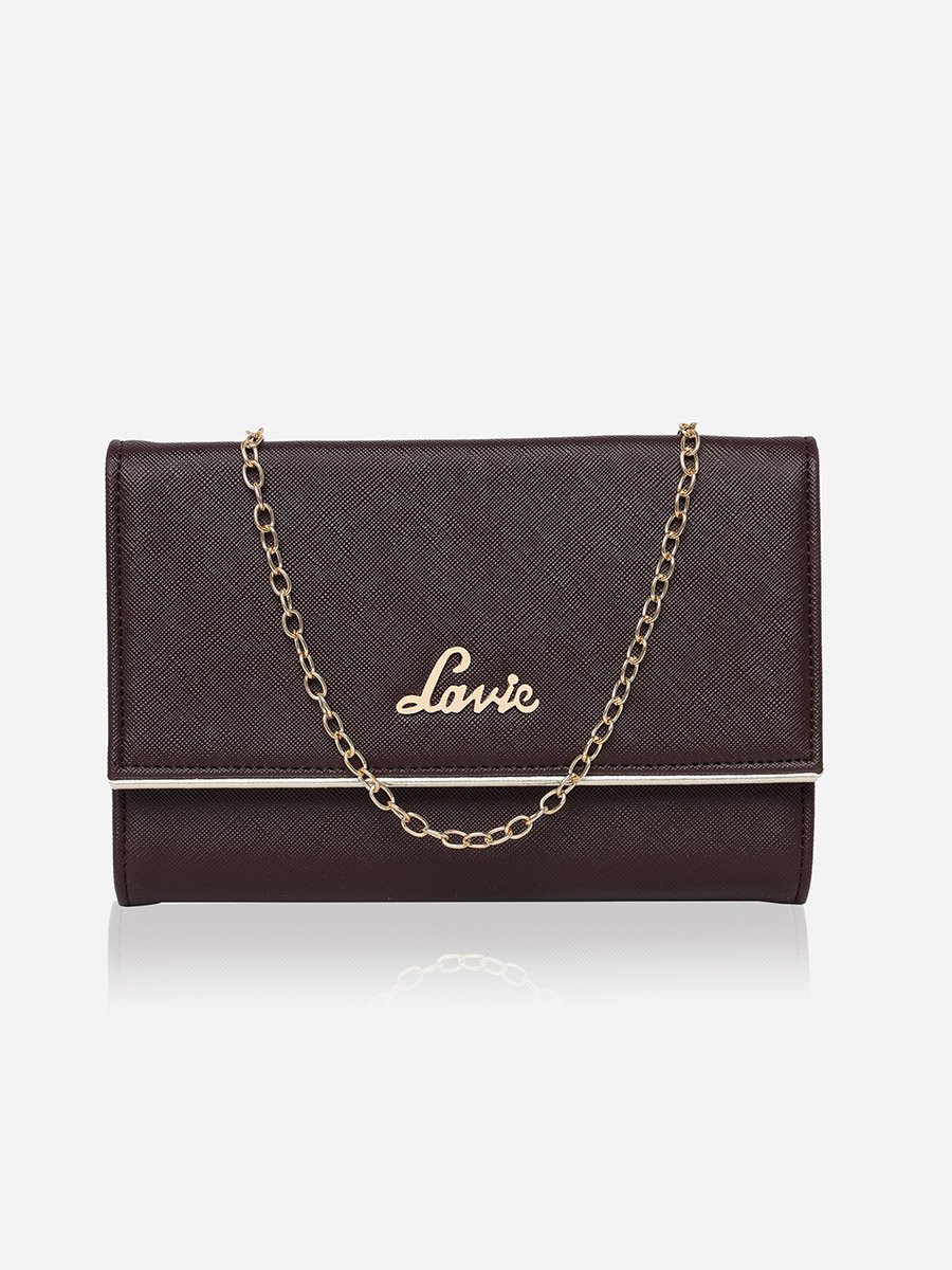 Women Gold Chain Clutch Bag