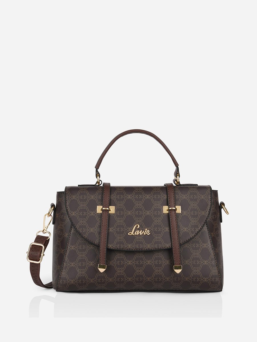 Mono Beech Flap Satchel Handbag