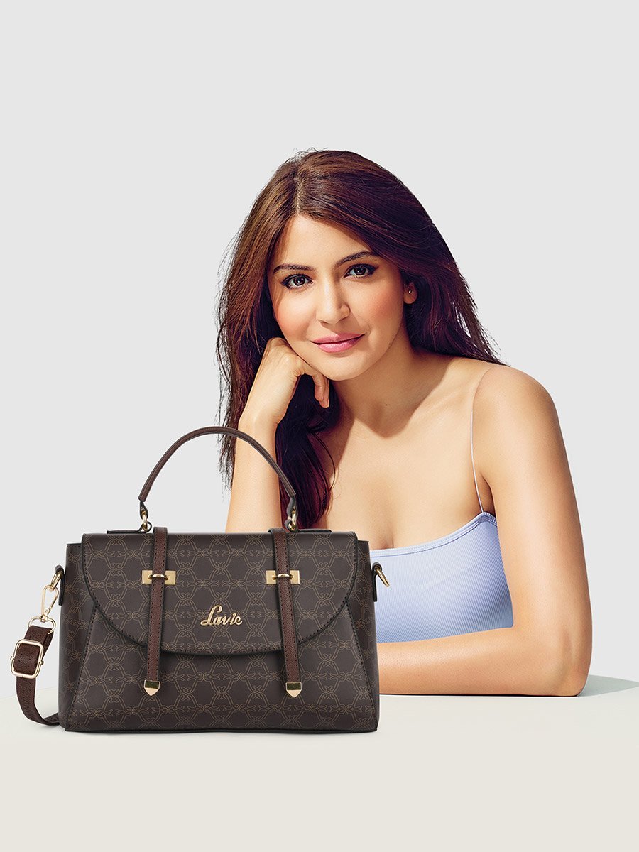 Mono Beech Flap Satchel Handbag