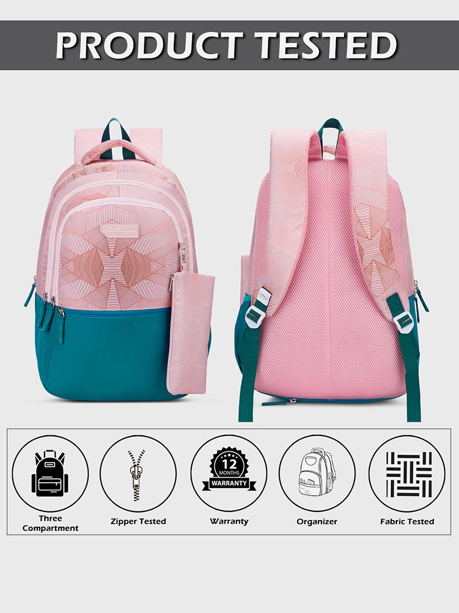 Wave Laptop Backpack with Pencil Pouch 36L 19Inches