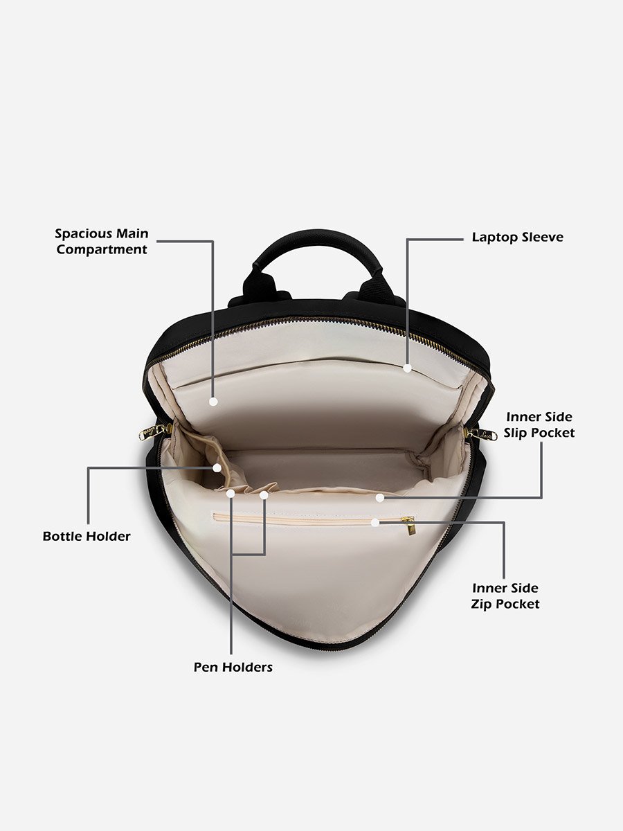 Women Black Phoenix Backpack