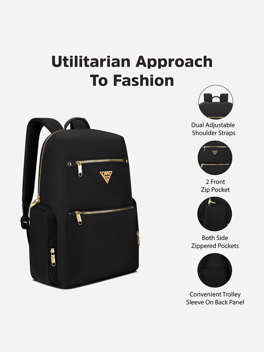 Women Black Phoenix Backpack
