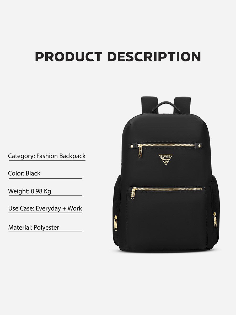Women Black Phoenix Backpack