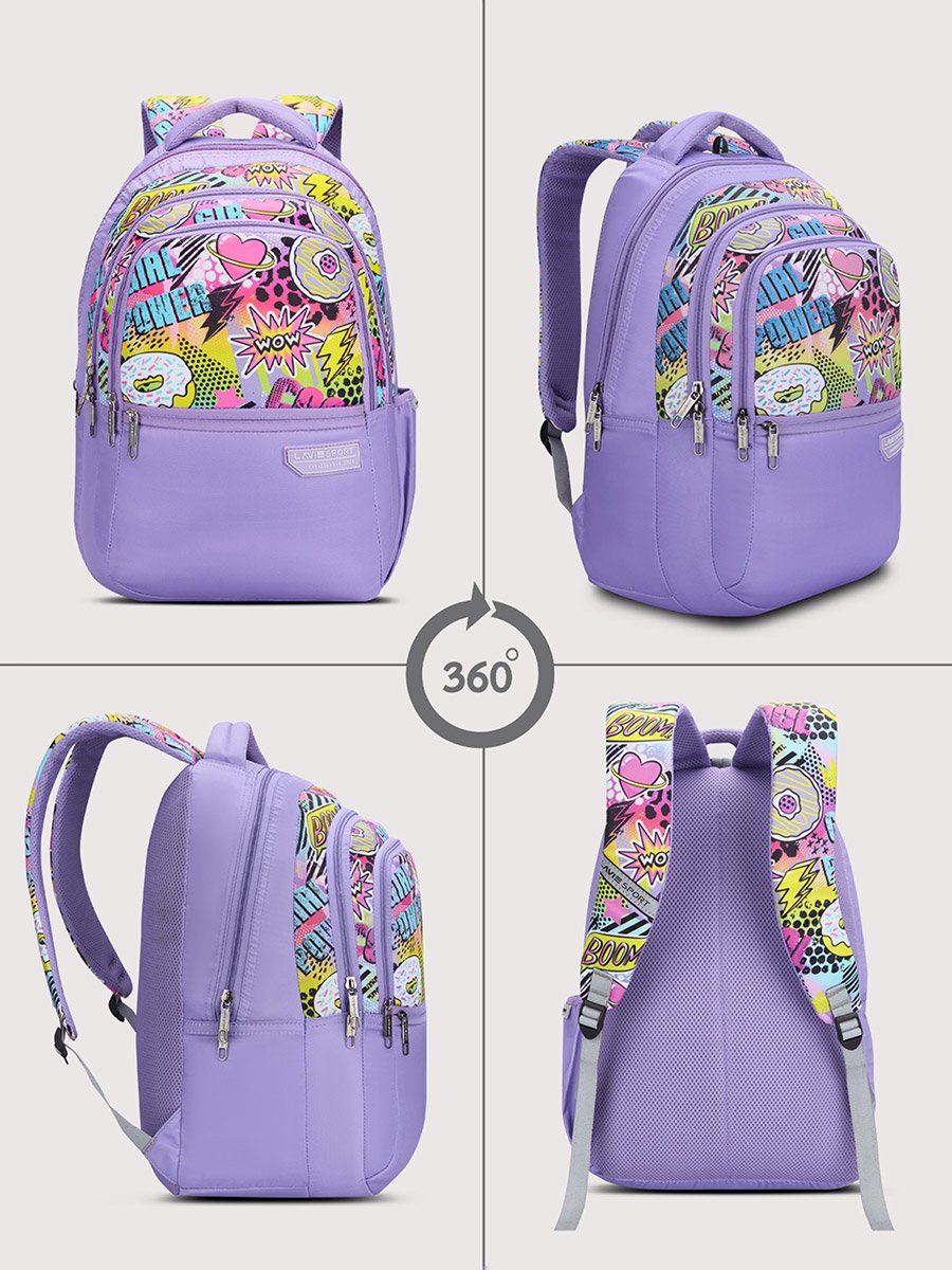 Power Purple Backpack 17Inch 30L