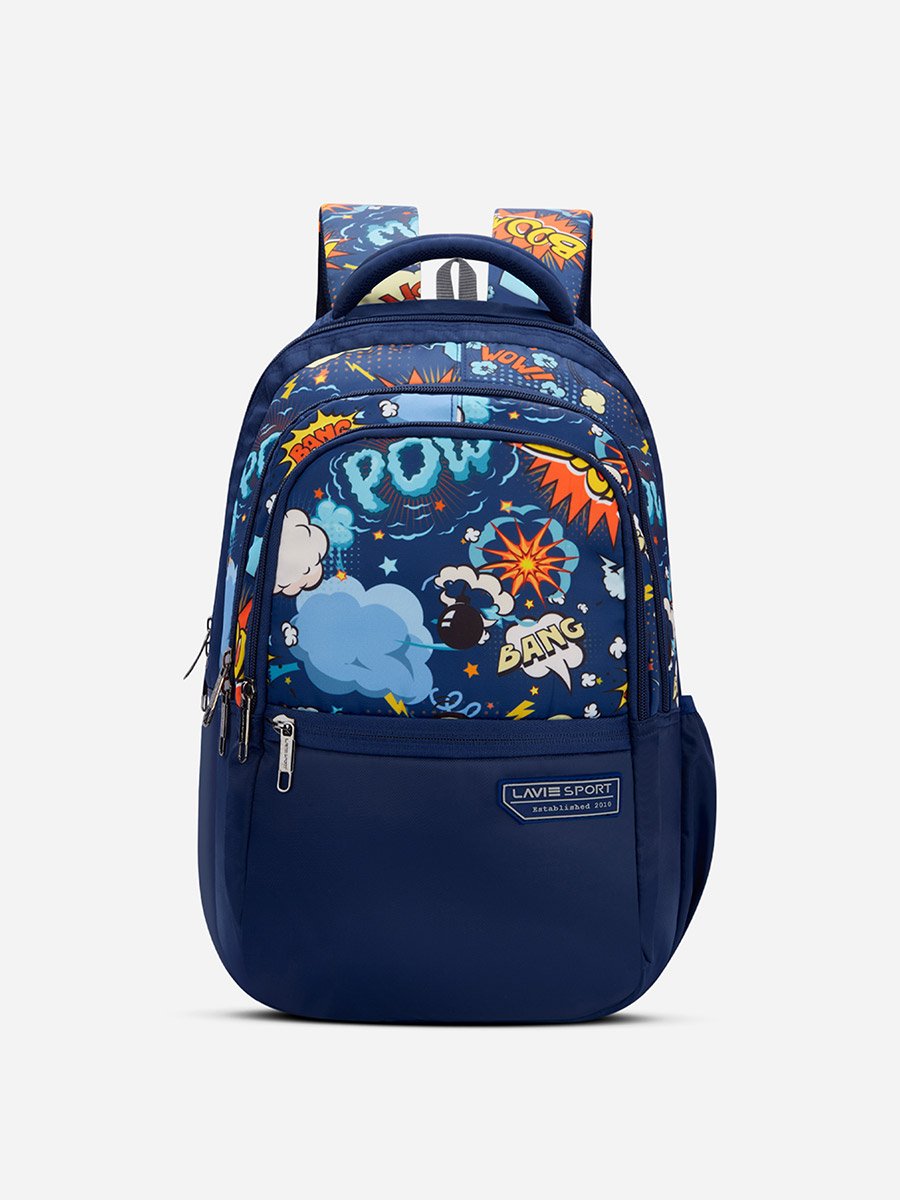 Boom Navy Blue Backpack 17Inch 30L 