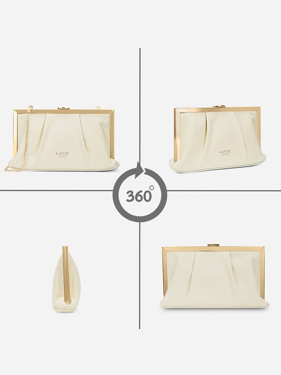 Pleatz25 Frame Clutch Bag