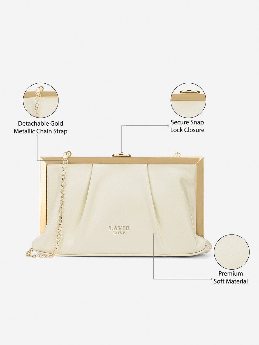 Pleatz25 Frame Clutch Bag