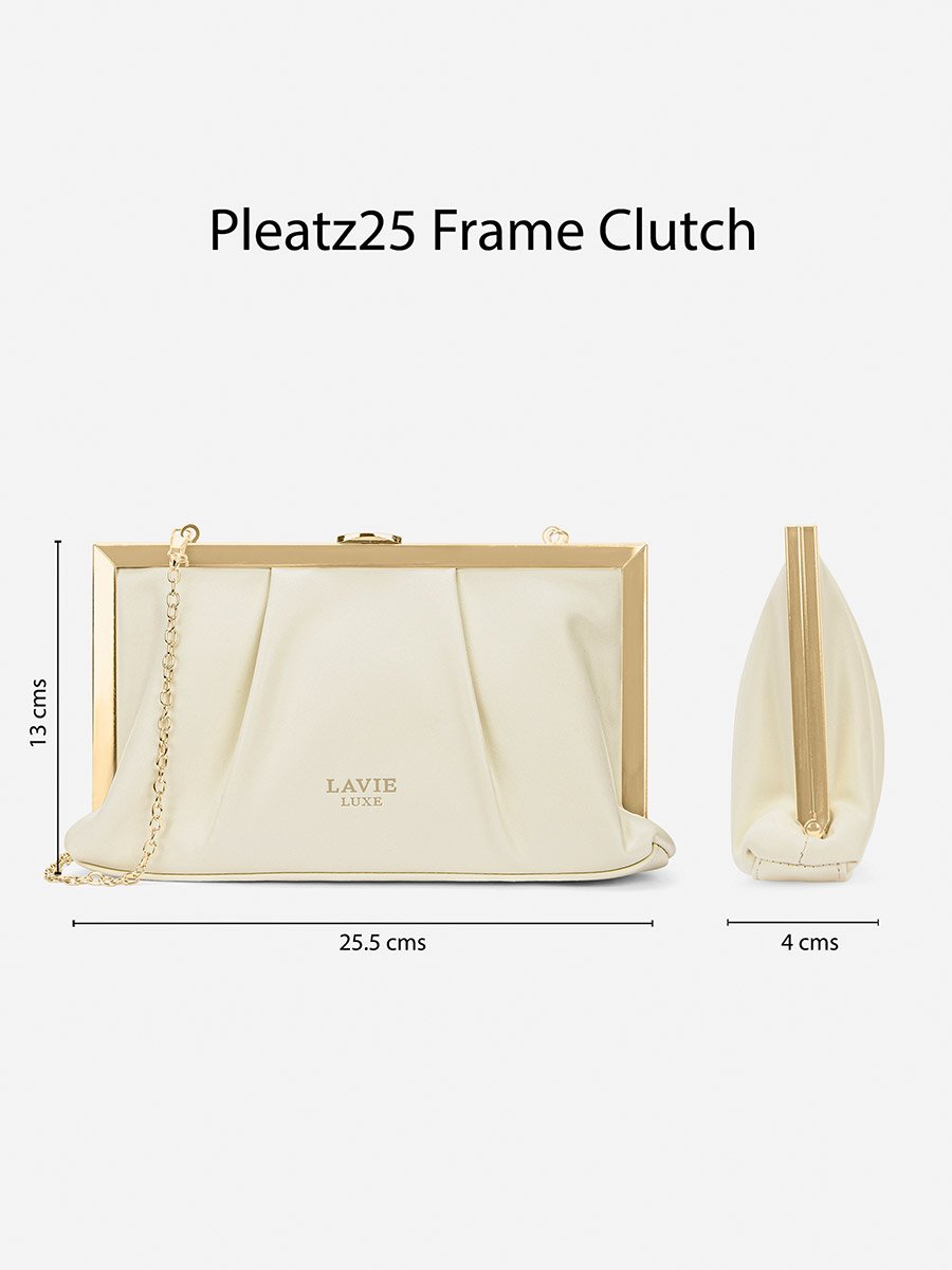 Pleatz25 Frame Clutch Bag