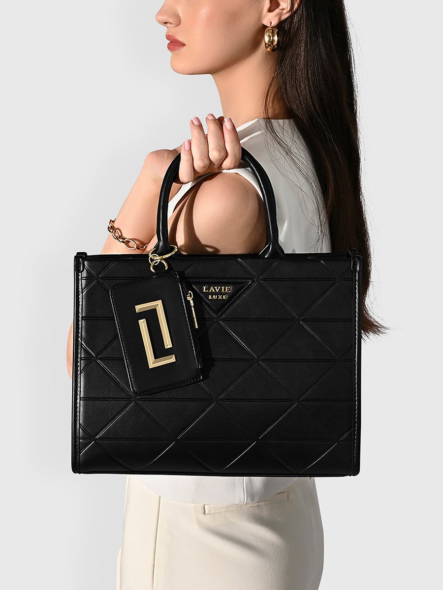 Lisa Large Box Satchel Bag