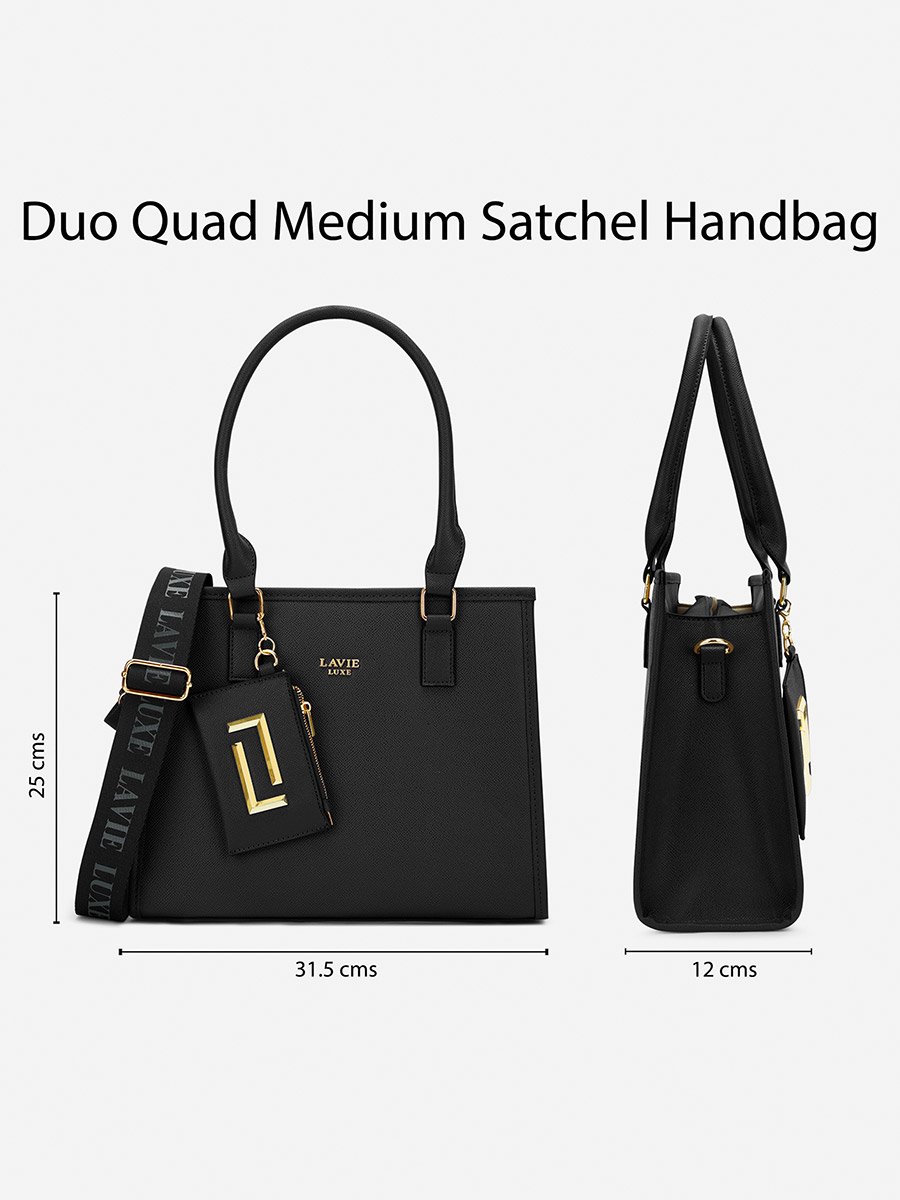 Duo Quad Medium Satchel Bag
