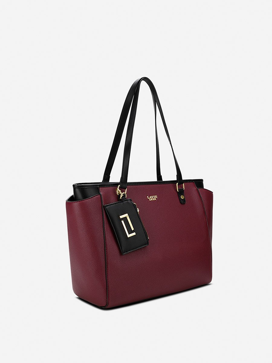 Women Maroon Addie Large Tote
