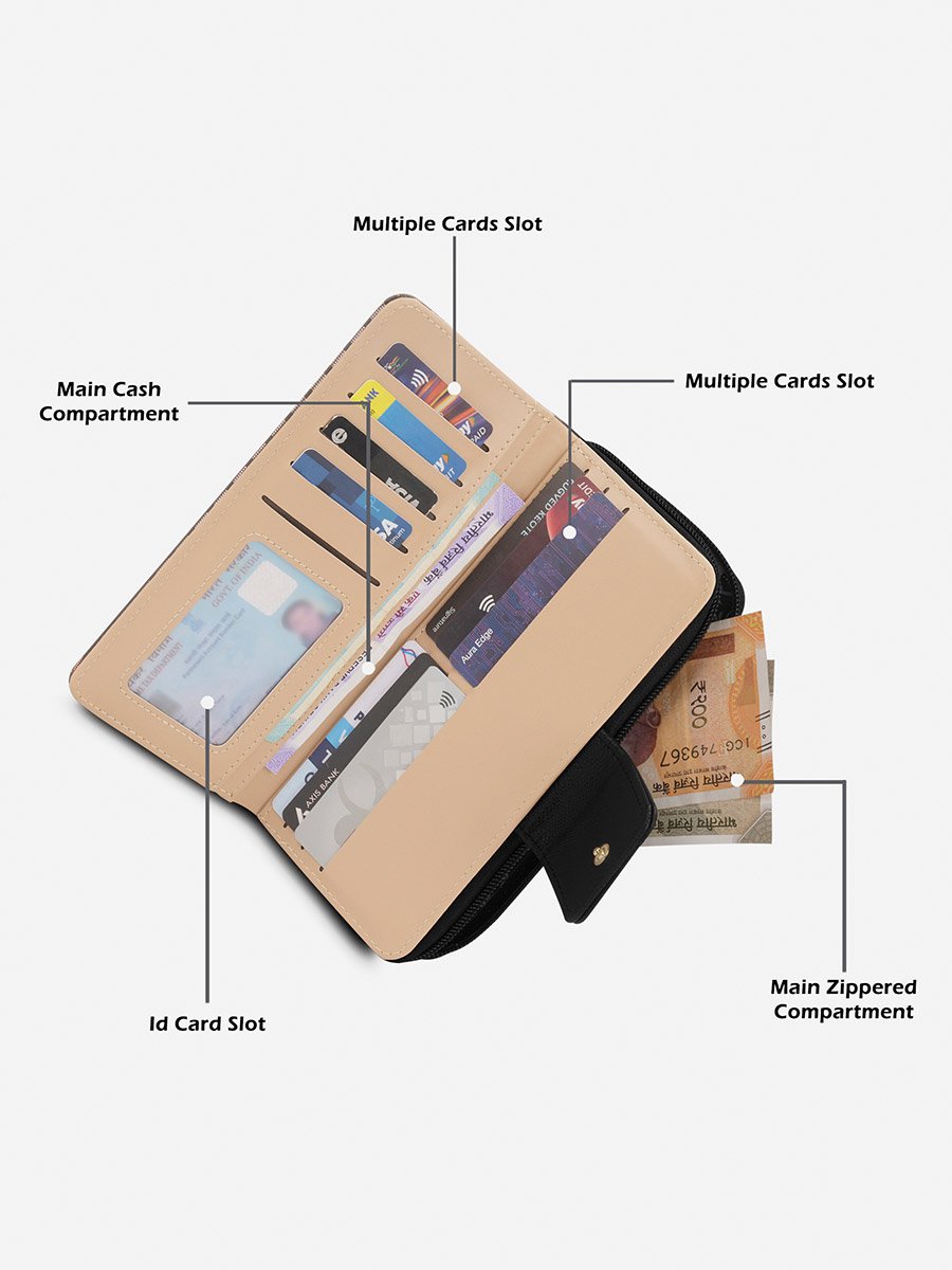 Mono Mia25 Bifold Zip Wallet