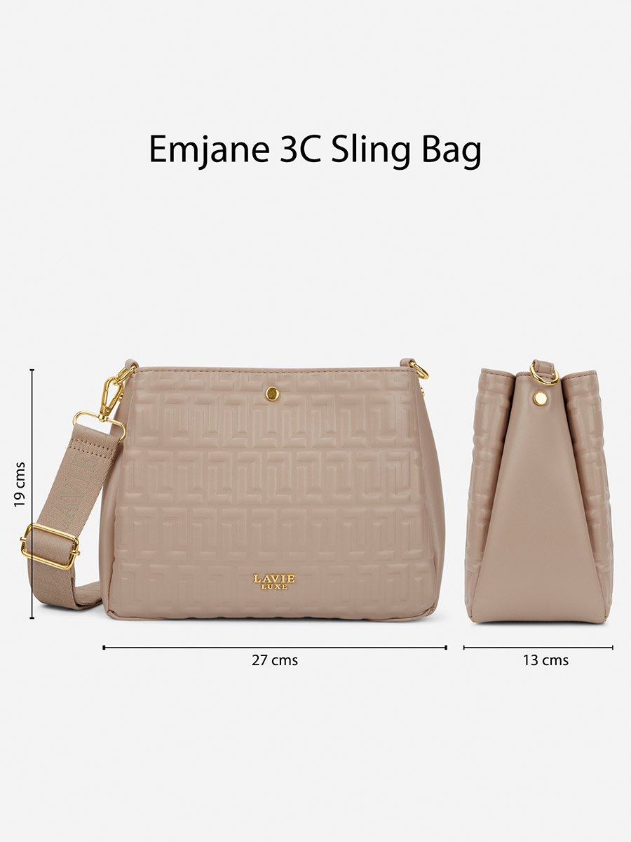 Emjane 3 Compartment Sling Bag