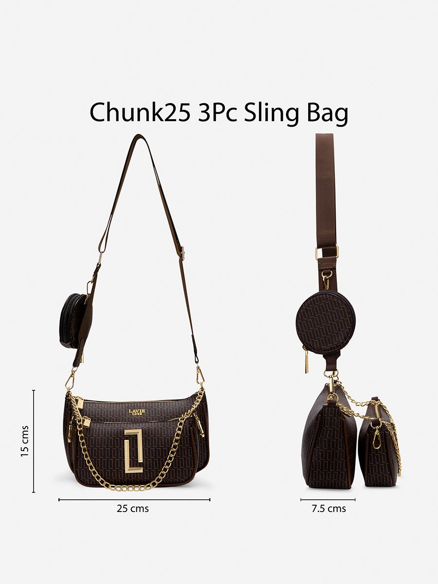 3-Piece Chunk25 Sling Bag Set