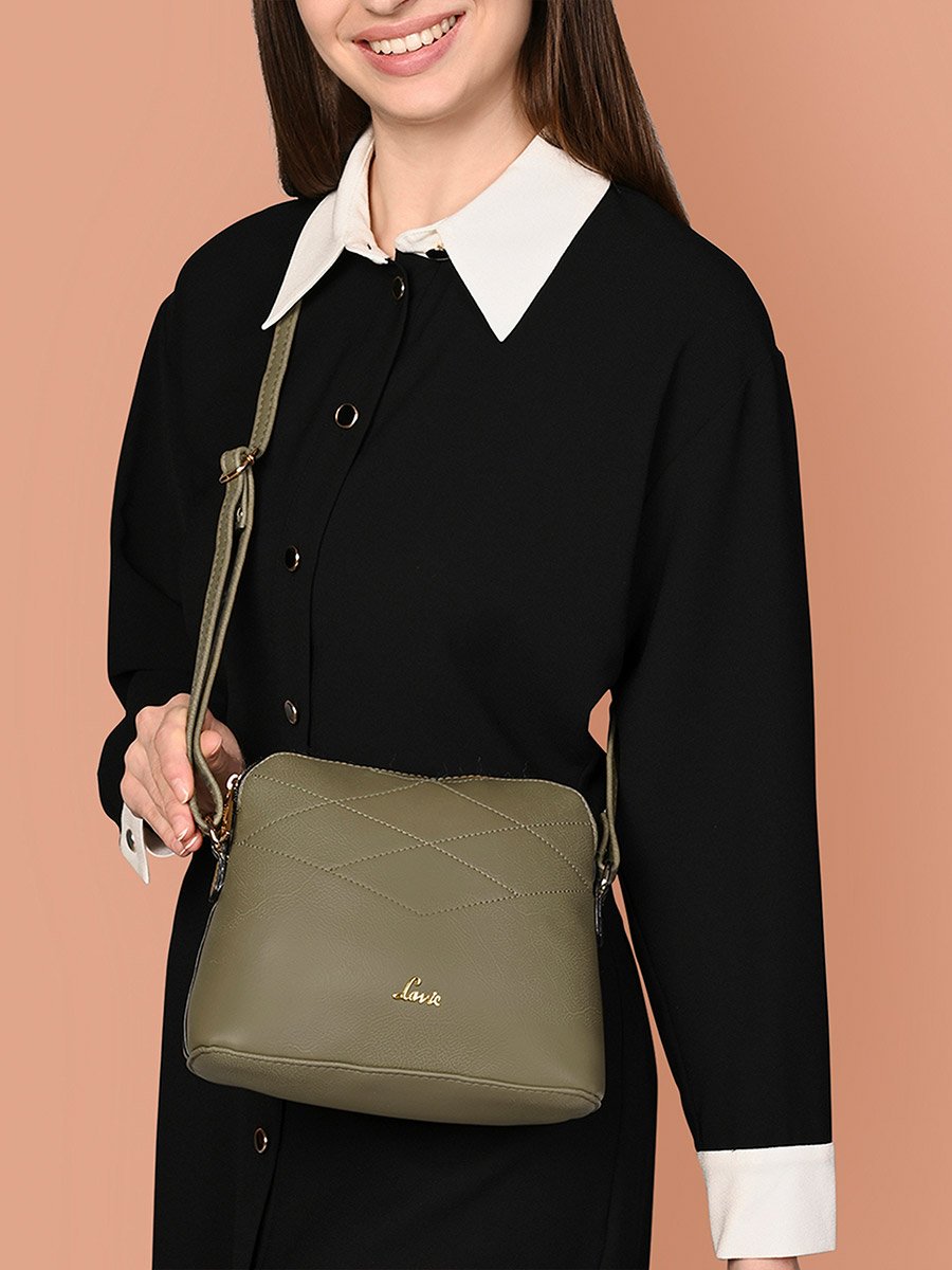 Marma Zigzag Dome Sling Bag