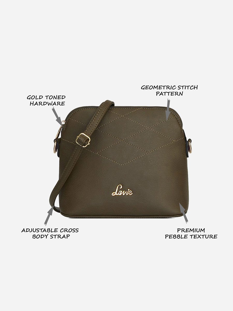 Marma Zigzag Dome Sling Bag
