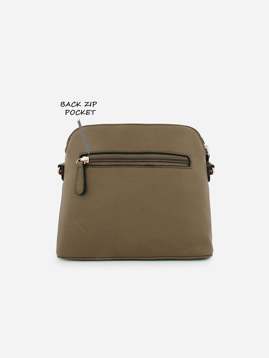 Marma Zigzag Dome Sling Bag