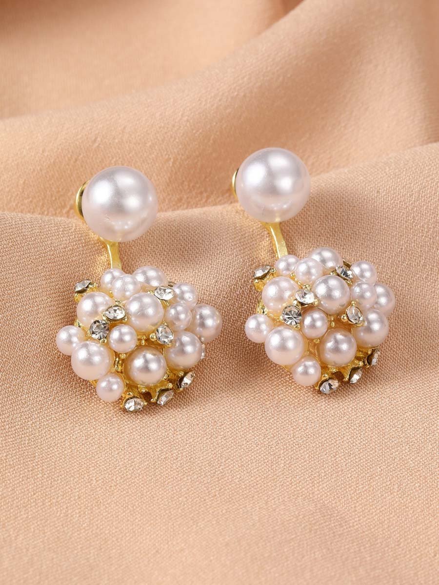 Faux Pearl Earrings
