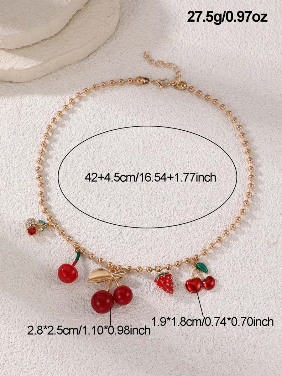 Fruit Charms Necklace