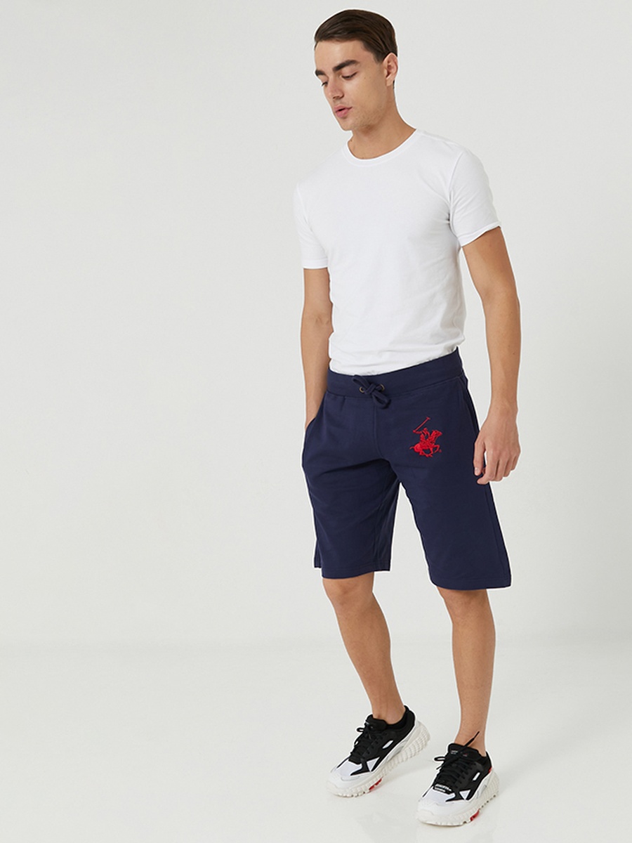 Logo Printed Knit Shorts