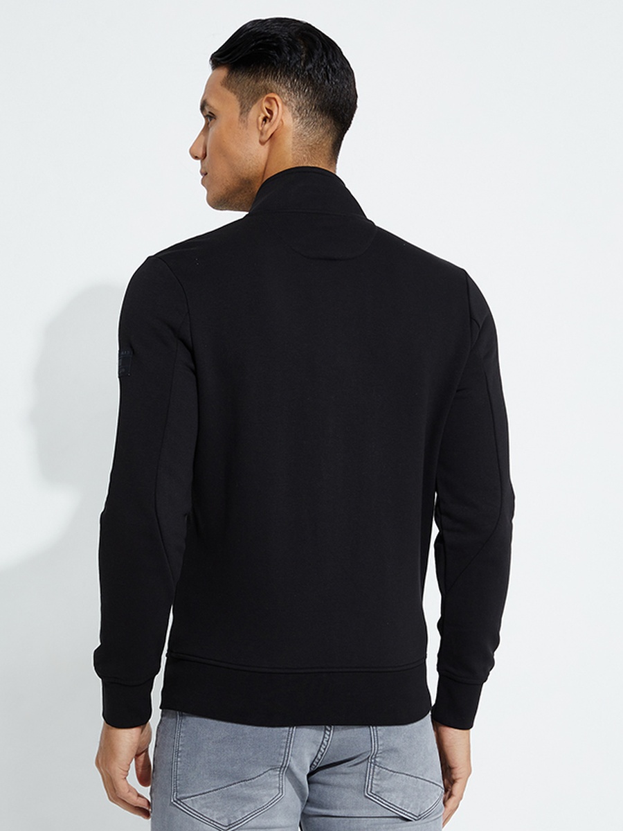 Men Zip-Through High Neck Jacket