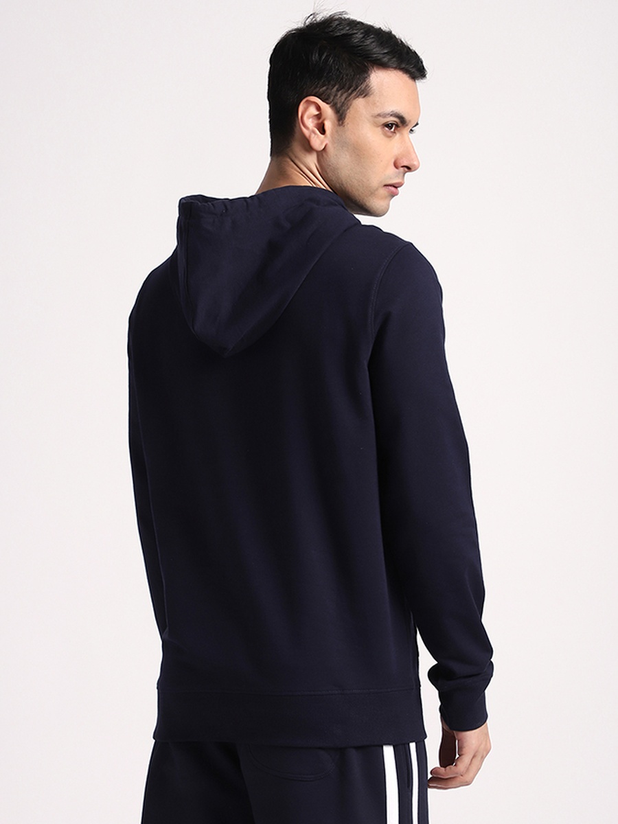 Men Graphic Print Cotton Hoodie