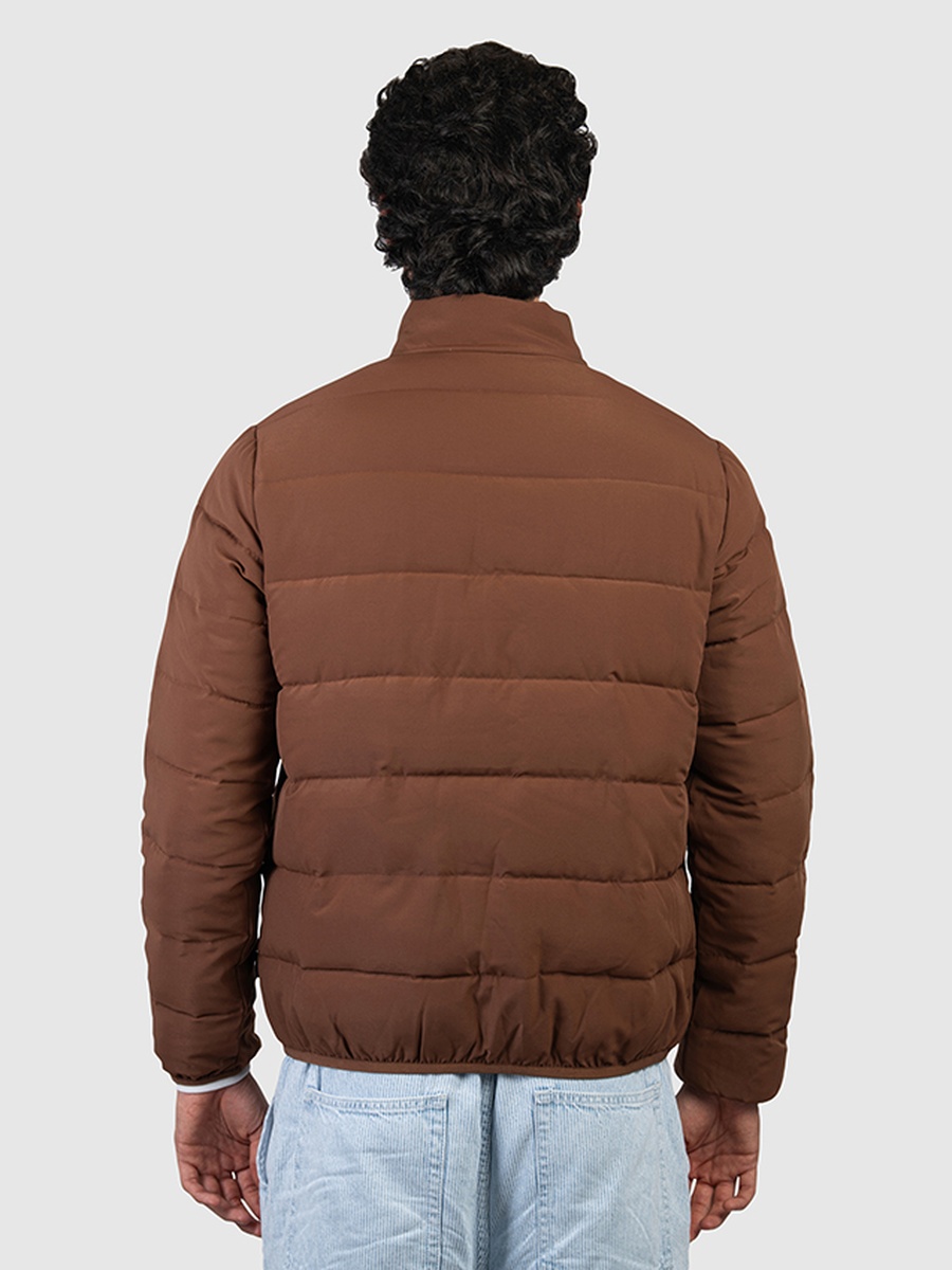 Men Zip-Through Puffer Jacket