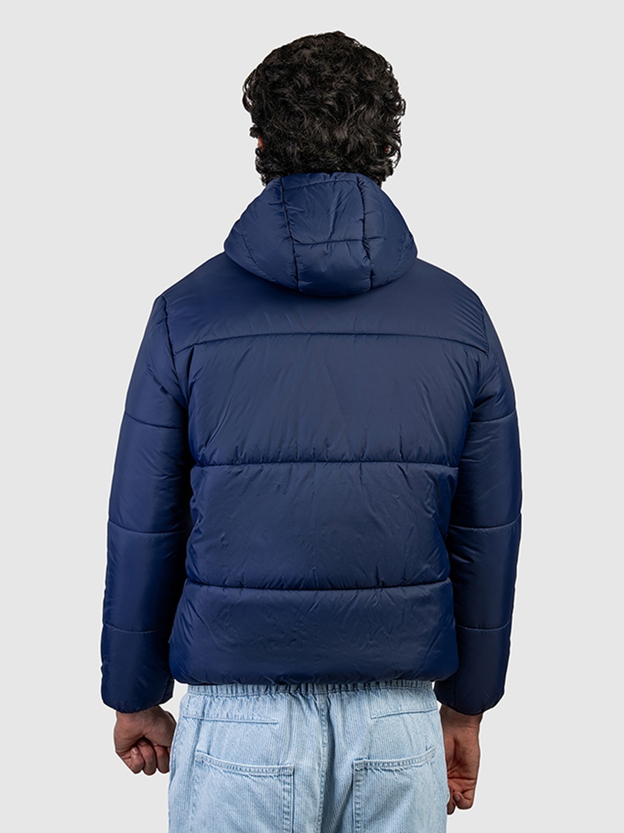 Men Hooded Quilted Jacket