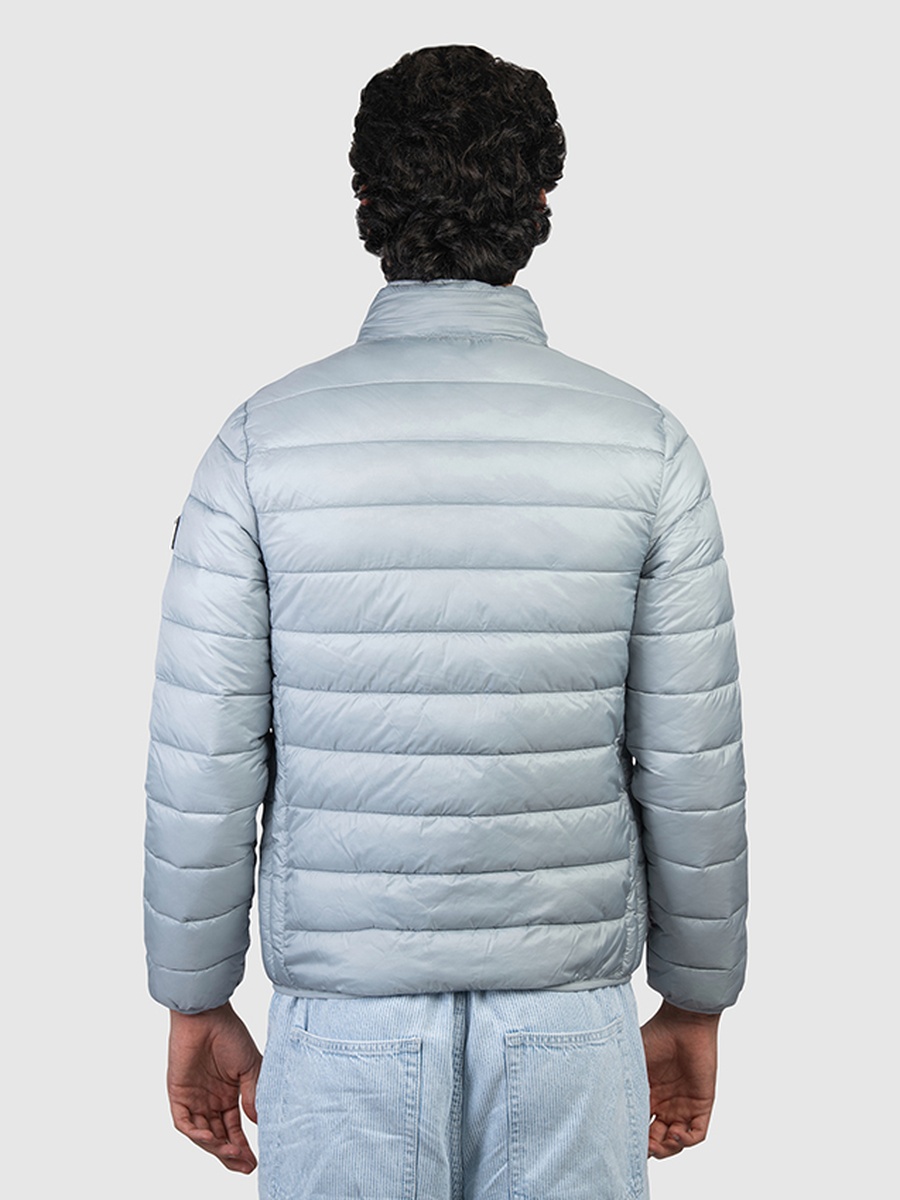 Men Zip-Through Puffer Jacket