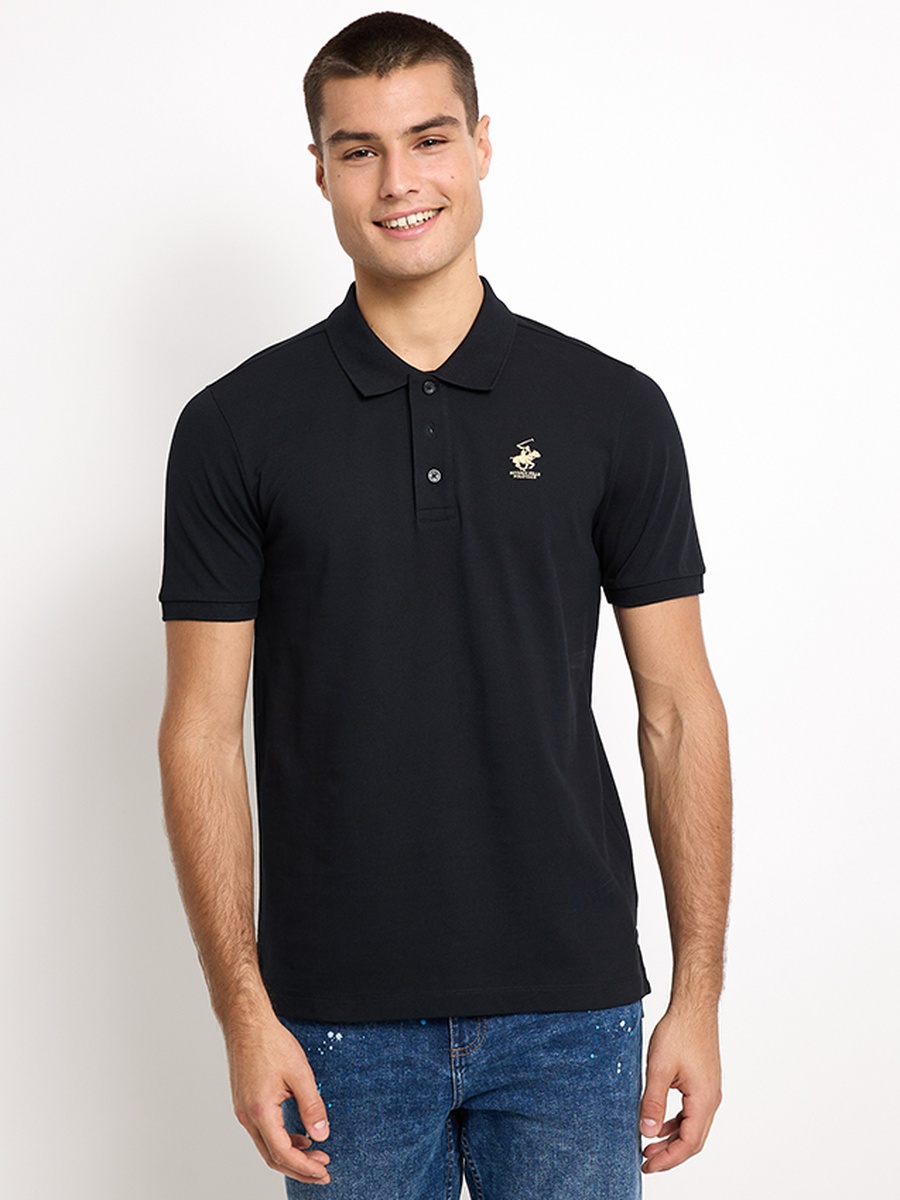 Men Regular Fit Cotton Polo