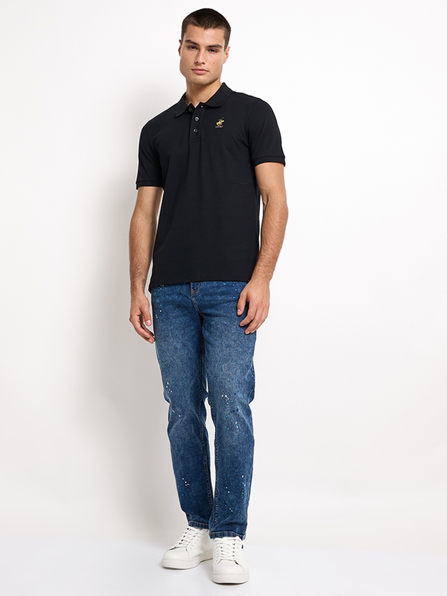 Men Regular Fit Cotton Polo