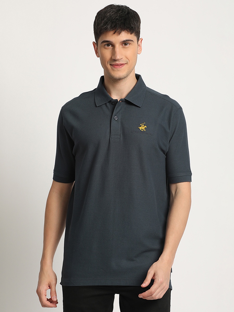 Men Regular Fit Cotton Polo